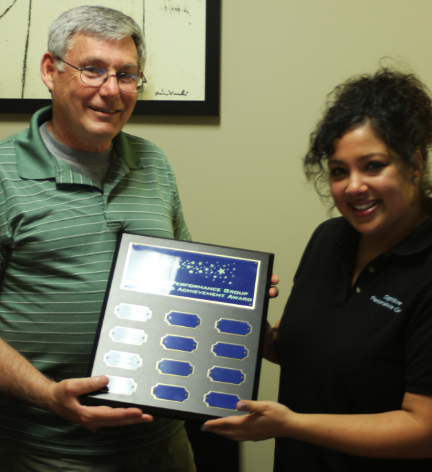 Melinda Bill Researcher of the Year CPG 2012 Plaque